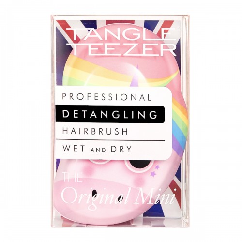 TANGLE TEEZER SMALL ORIGINAL CHILDREN PINK UNICORN ΠΑΙΔΙΚΗ ΒΟΥΡΤΣΑ ΜΑΛΛΙΩΝ 1τμχ