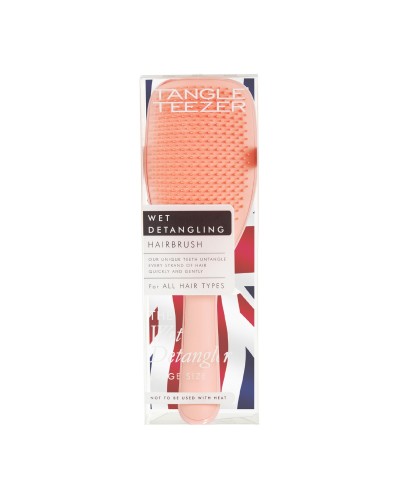 TANGLE TEEZER THE LARGE WET DETANGLER PEACH/PEACH ΒΟΥΡΤΣΑ ΜΑΛΛΙΩΝ 1τμχ