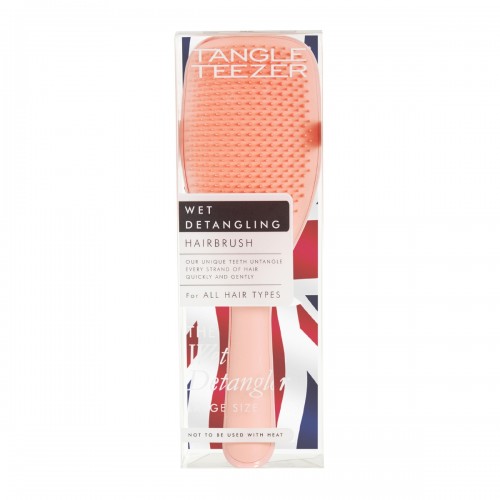 TANGLE TEEZER THE LARGE WET DETANGLER PEACH/PEACH ΒΟΥΡΤΣΑ ΜΑΛΛΙΩΝ 1τμχ