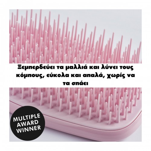 TANGLE TEEZER THE LARGE WET DETANGLER PEACH/PEACH ΒΟΥΡΤΣΑ ΜΑΛΛΙΩΝ 1τμχ