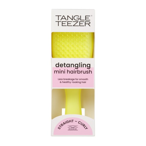 TANGLE TEEZER THE MINI ULTIMATE DETANGLER HYPER YELLOW ΒΟΥΡΤΣΑ ΜΑΛΛΙΩΝ 1τμχ